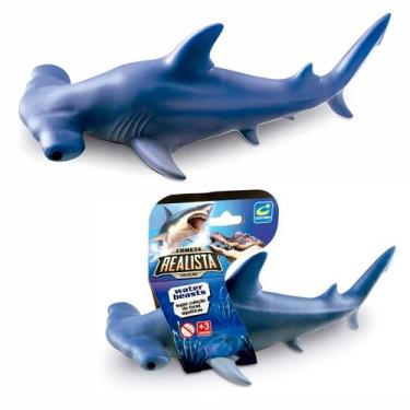 Imagem de Boneco Tubarão Martelo Em Vinil Figura De Ação Realista Decorativo - C