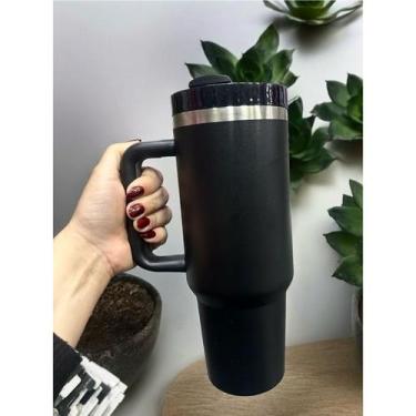 Imagem de Copo Térmico Com Isolamento De Aço Inoxidável 1200ml - BC027, preto