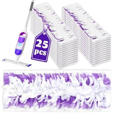 Imagem de Almofadas descartáveis para Swiffer Power Mop, pacote com 25 unidades 