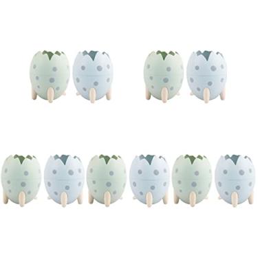 Imagem de Toy Storage Organizer 10 Pcs Pen Holder Pen Rest Stand Pen Storage Container Stationery Holder Stationary Organizer egg pencil holder egg pen holder Egg Model Pen Pencils