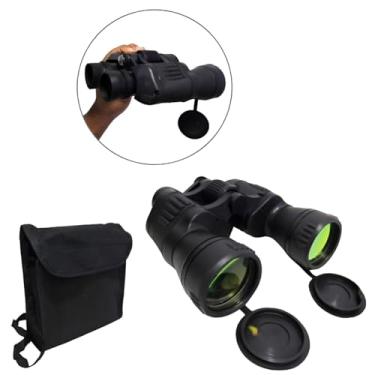 Imagem de Binóculo Profissional 20x50 com Bússola, Lentes de 50mm, Ampliação 20x, Prova D'água, Inclui Bolsa de Transporte, Preto