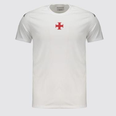 Imagem de Camiseta Kappa Vasco Viagem 2025 Branca, G