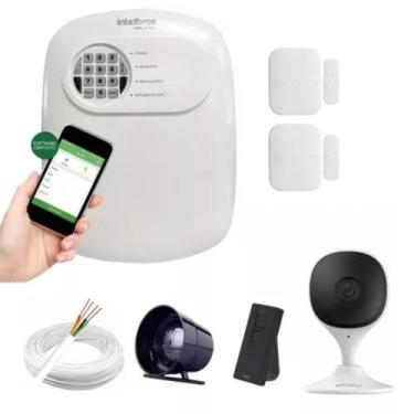 Imagem de Kit Alarme e Câmera Intelbras ANM 24 NET com 2 Sensores de Abertura