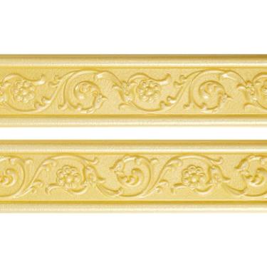 Imagem de Adesivo de parede estéreo 3D autoadesivo linha de rodapé linha de acabamento de parede adesivo de papel de parede faixa de borda autoadesiva borda de espuma decoração DIY