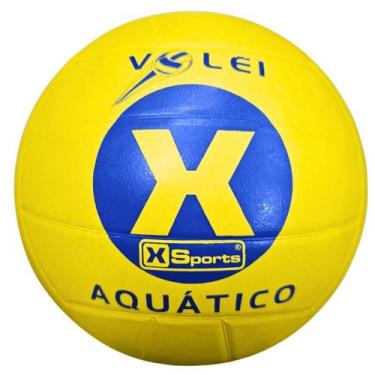Imagem de Bola de Biribol Aquática Vôlei Piscina Resistente Amarela - XSport