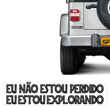Imagem de Adesivo De Trilha Eu Não Estou Perdido Eu Estou Explorando - SPORTINOX