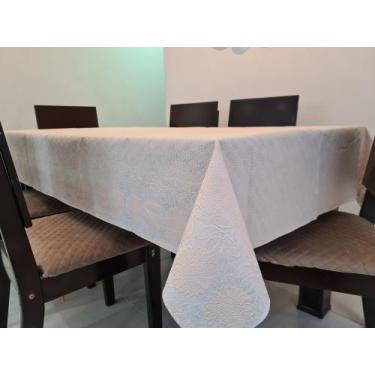 Imagem de Kit Toalha de Mesa 6 Lugares Rendada TNT + Toalha de Cristal - Admirar