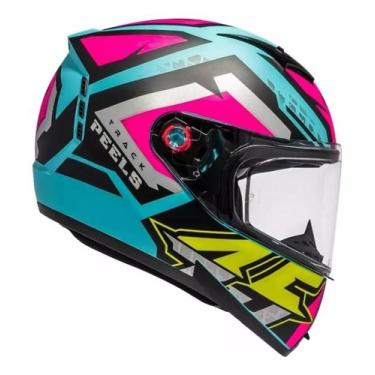 Imagem de Capacete Moto Peels Icon 23 Track Verde Agua Fosco Tamanho 58