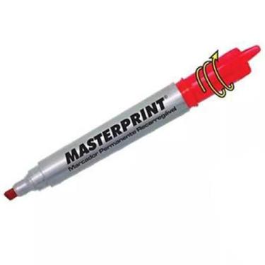 Imagem de Pincel atômico recarregável vermelho Masterprint