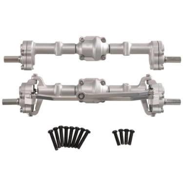 Imagem de Ponte De Porta Dianteira E Traseira De Metal Em Escala 1/12 Para Mn82 