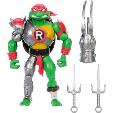 Imagem de Masters of the Universe Origins Turtles of Grayskull Raphael Reptile Wars Posable Action Figure, Teenage Mutant Ninja & Motu Crossover Hero Raph Toy