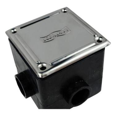 Imagem de 2X Caixa De Passagem Tampa Inox Sodramar