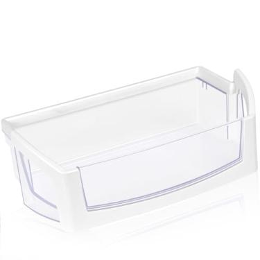 Imagem de [Pacote com 2] WPW10224961 atualizado, substituição para prateleira de porta de geladeira compatível com Whirlpool Prateleira de porta de geladeira W10224961 Prateleira de galão Maytag WRF555SDF