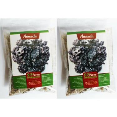 Imagem de Amescla Resina Breu Branco Defumação Espiritual Limpeza Defumador Kit 