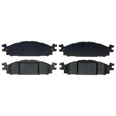 Imagem de ACDelco Conjunto de pastilhas de freio a disco dianteiras semimetálicas Gold 17D1508MHSV (Frota)