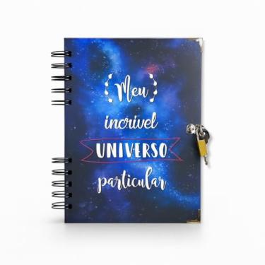 Imagem de Diário com Cadeado Com Pauta