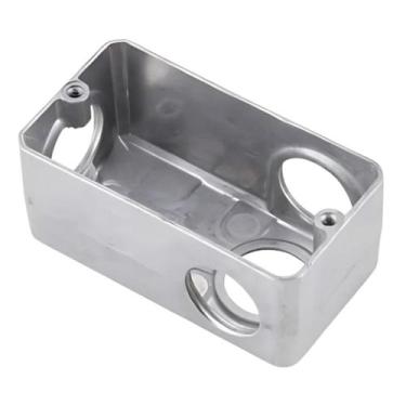 Imagem de Condulete Múltiplo Modelo L 1 Polegada Em Alumínio Sieg Prateado