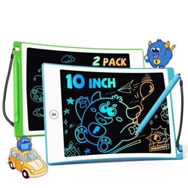 Imagem de Tablet de desenho TEKFUN LCD de 10 polegadas para crianças com caneta 