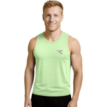 Imagem de Regata Diadora Small Logo Masculina - Verde M, Verde, M