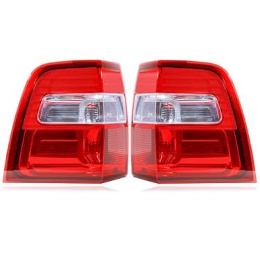 Imagem de Conjunto de luzes traseiras compatível com Ford Expedition 2007-2017, esquerda e direita, estilo original, lanternas traseiras, substituição para 7L1Z13405AA FO2800201 3301935LUS 7L1Z13404AA FO2801201