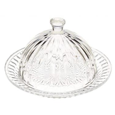 Imagem de Queijeira De Cristal Com Tampa Renaissace 20Cm Lyor