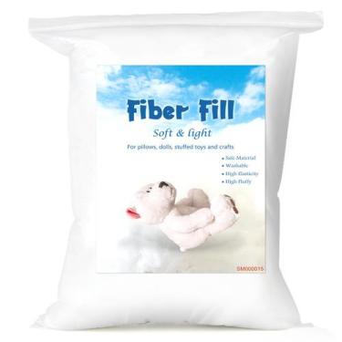 Imagem de Relleno de Fibra de Poliéster Jmuiiu 2 kg para Muñecos Suaves