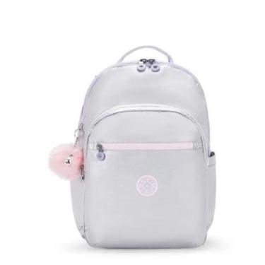 Imagem de Mochila Kipling Seoul Xl Silver Glow Met-Feminino