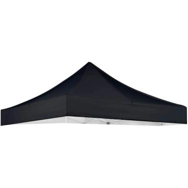 Imagem de Capa de substituição para dossel preto compatível com E-Z UP 3,5 m x 25,4 m, ES100S, CSF 10WH STL, ES1002F, Encore II, bônus de 4 bolsas de peso