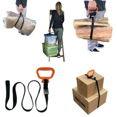 Imagem de MULTUS - Correia móvel | Alça de transporte resistente para caixas, equipamentos de praia, acampamento, caça, equipamentos esportivos, barracas e transporte ao ar livre