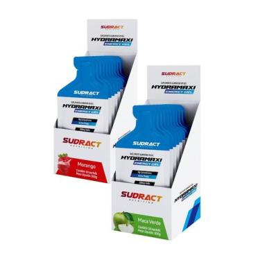 Imagem de 2 x Hydramaxi Gel Carb Repositor Energético 10 Sache Sudract, Maçã e M
