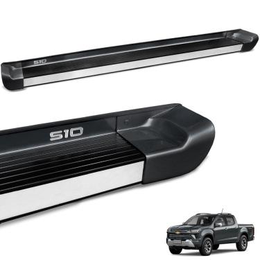 Imagem de Estribo Lateral S10 CD 2012 a 2025 Cinza Moss Personalizado