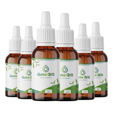 Imagem de 6 Frascos Gota Q10 Óleo Semente de Abacate 30ml