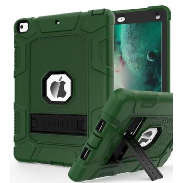 Imagem de Capa para iPad Rantice à prova de choque com suporte para iPad 9,7"