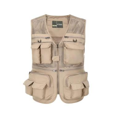 Imagem de Colete de pesca Spanye para homens, verão ao ar livre, casual, viagem 