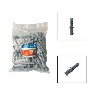 Imagem de Pacote Bucha Fixa Com Anel 10x50mm 100 Unidades