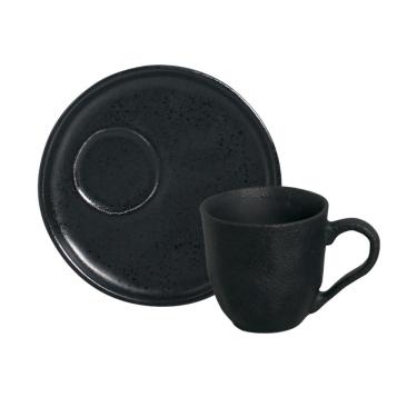 Imagem de Conjunto com 6 Xícaras De Chá Orgânico 170ml com 6 Pires Descentralizado Eclipse