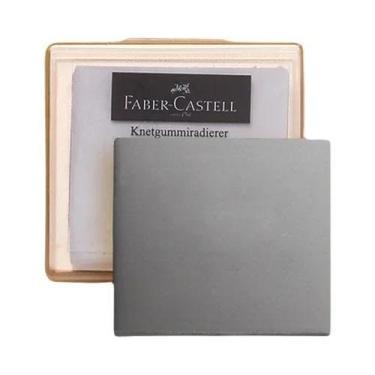 Imagem de Borracha Amassada Faber-Castell Cinza para Lápis, Carvão e Pastel, 1 u