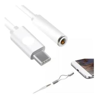 Imagem de Adaptador Tipo C Para P2 Fone De Ouvido Moto Z Z1 Z2 Z3 Xaomi