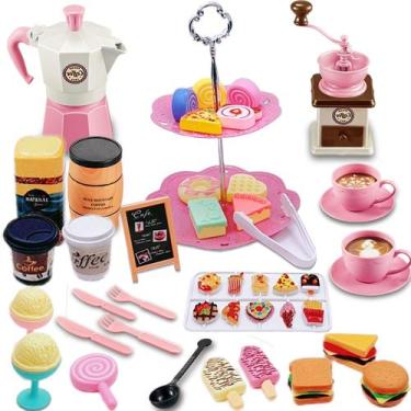 Imagem de Conjunto Pretend Tea Party, 48 peças de brinquedo de presente para cri