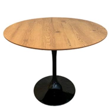 Imagem de Mesa De Jantar Tulipa Saarinen Redonda 90 Cm Antíqua Preto
