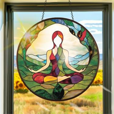 Imagem de Protetor solar de acrílico colorido, apanhadores de sol, decoração de janela pendurada, arte de parede de arco-íris, para quarto, varanda, interior e exterior, jardim, enfeites de Natal, decoração 19