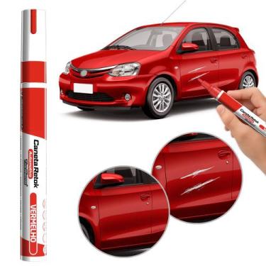Imagem de Canetão Tira Arranhões Vermelho Spin 2011 2012 2013 2014 Retoque Tinta