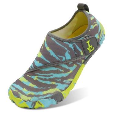 Imagem de Sapatos de caminhada L-RUN impermeáveis para mulheres/homens cinza EU4