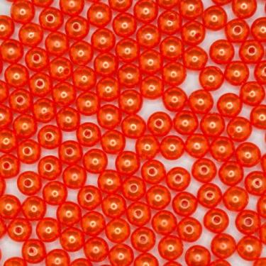 Imagem de Miçanga Passante Pérola Lisa Abs 8mm 100pçs 40g Pulseira Escolha a Cor