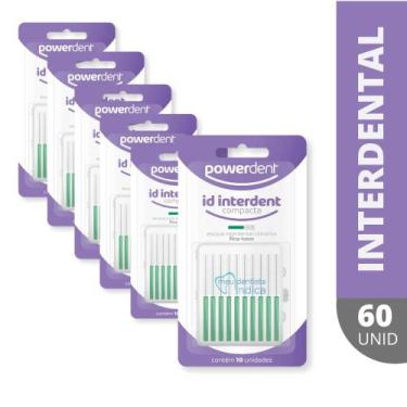 Imagem de Escova Interdental Cilíndrica 4mm (Verde)  10 unidades  Powerdent - 6 