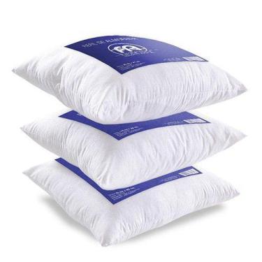 Imagem de Kit com 3 Refil Para Enchimento de Almofada 45x 45 cm - F.A Maringá
