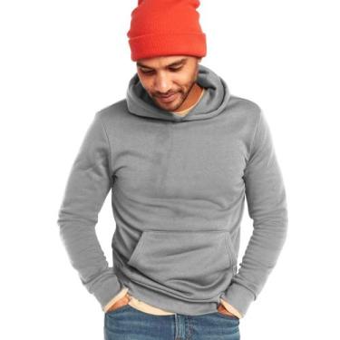 Imagem de Blusa de Moletom Masculina Com Capuz Blusa de Frio Slim Fitness Fashio