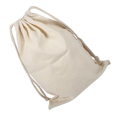 Imagem de Zerodis Sacos de Cordão de Algodão Jardinagem Doméstica Decoração de Casa Festivais Sacos de Armazenamento de Linho para Compras Ideal para Brinquedos Lavanderia Produto de Cordão de Algodão (22*28cm)