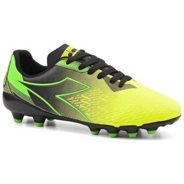 Imagem de Chuteira Unissex Diadora Mondiale III Campo Amarelo e Preto-Unissex
