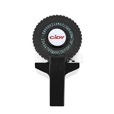 Imagem de Máquina portátil de impressão rótulos manual DIY 3D Embossing Label Writer Printer Typewriter com fitas rótulo plástico PVC letras